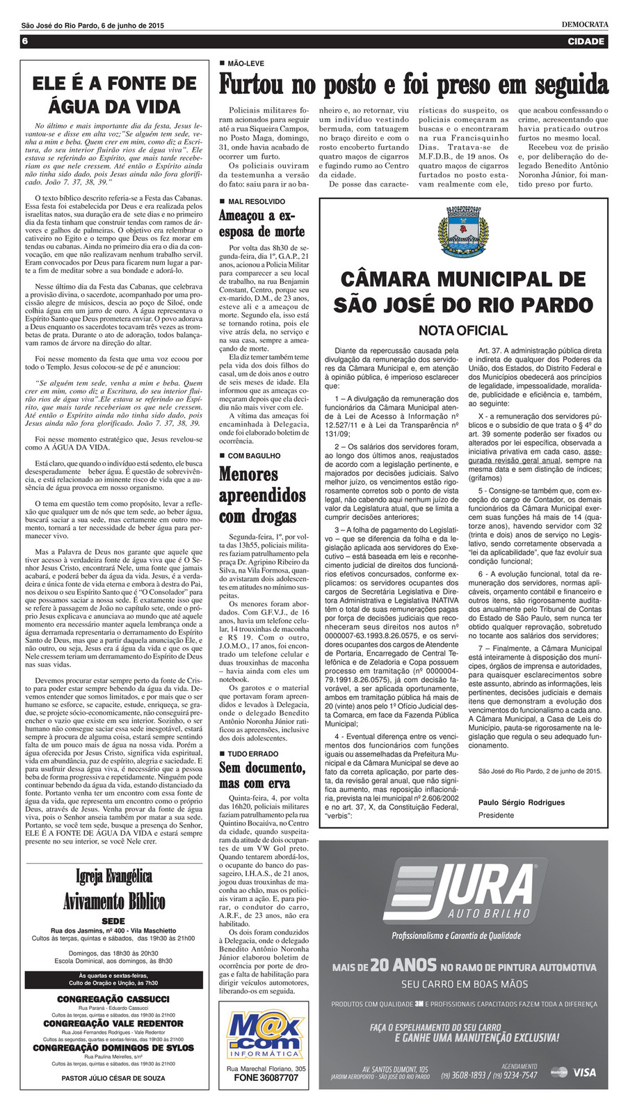 jornaldemocrata - Edição 1781_6_8_2023 - Página 6-7 - Created with  Publitas.com
