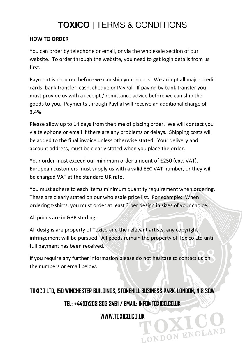 Kitchener4 - Toxico Wholesale Test Book - Page 1 - Created with 
