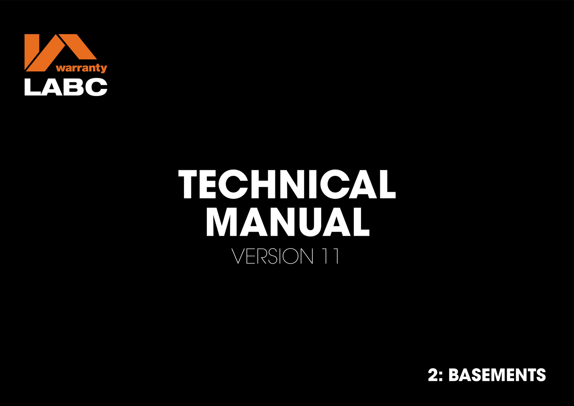 LABC Warranty - Technical Manual V11 Section 2 Basements - Page 2