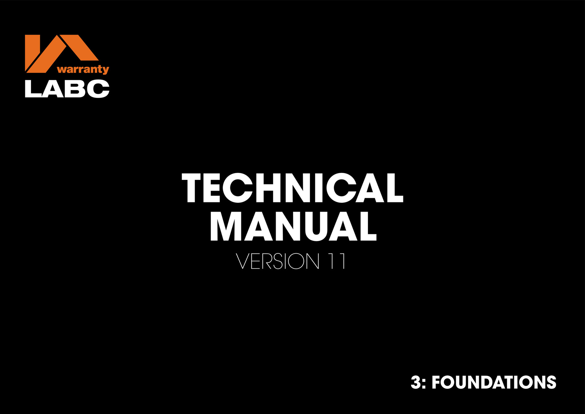 Labc Warranty Technical Manual V11 Section 3 Foundations Page 6
