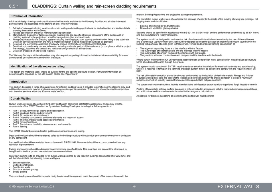 Cladding Risk Assessment LABC Warranty - Technical Manual V11 Section 6 External Walls - Page 56
