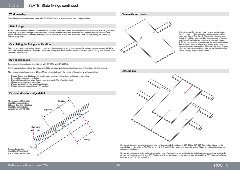 Slate Rivets LABC Warranty - Technical Manual V11 Section 11 Roofs - Page 46