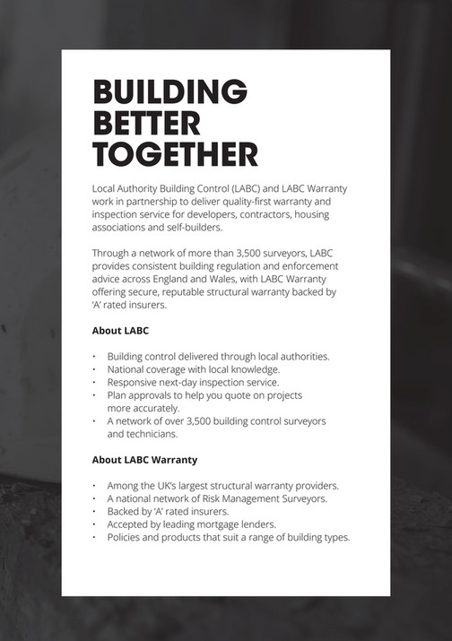 LABC Warranty - LABC LABCW brochure - Page 1