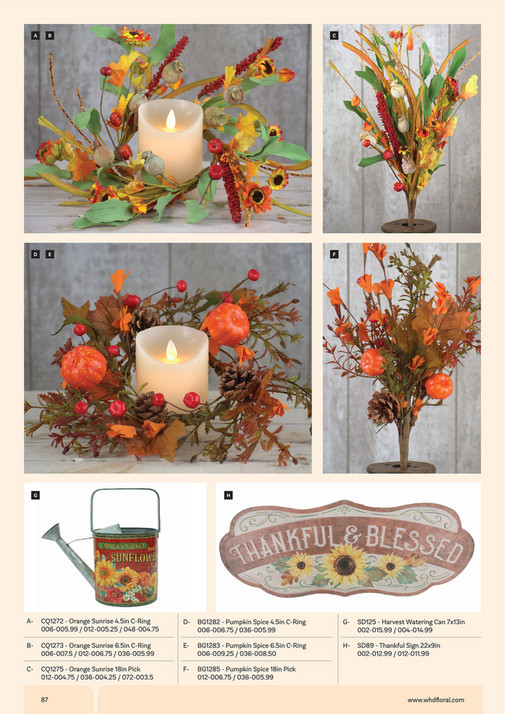 WHOLESALE HOME DECOR Formerly Harvest Scents & Traders Page 8687