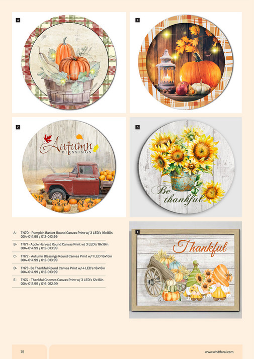 WHOLESALE HOME DECOR Formerly Harvest Scents & Traders Page 7475