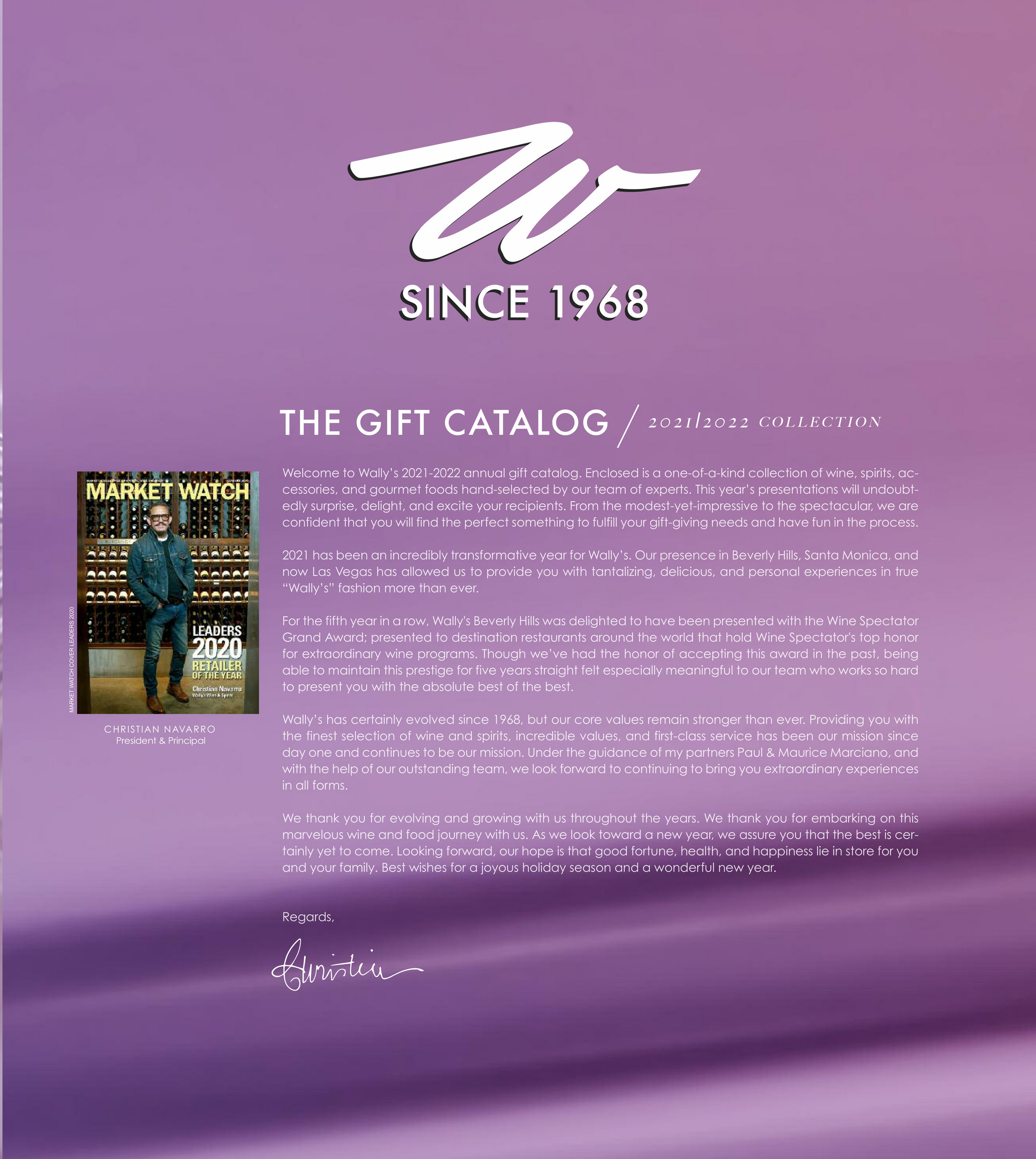 Wally's Wine And Spirits - Wallys 20/21 Gift Catalog - Page 2-3