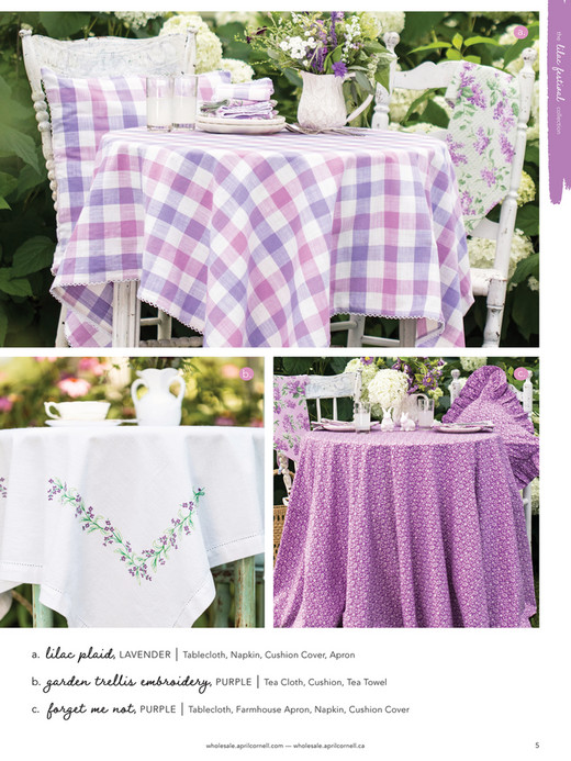April Cornell - S22 Wholesale Linens Catalog - Page 2-3