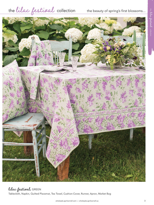 April Cornell S22 Wholesale Linens Catalog Page 23