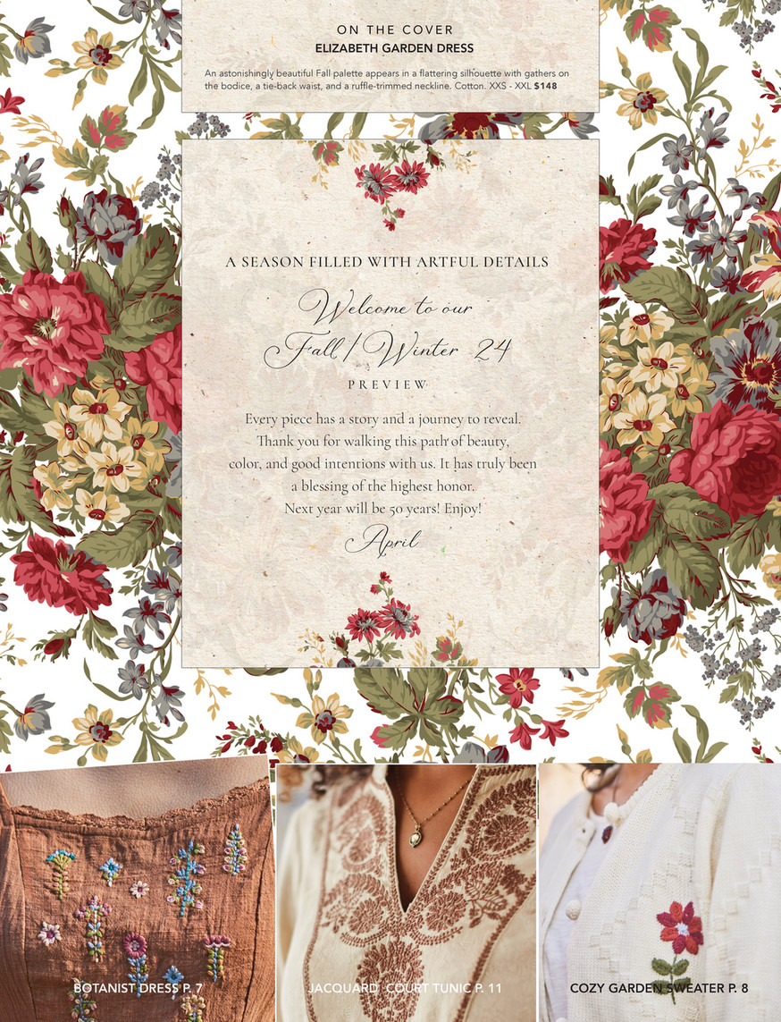 April Cornell - April Cornell Fall Winter 2024 Catalog 1 CA April Cornell - April Cornell Fall Winter 2024 Catalog 1 CA