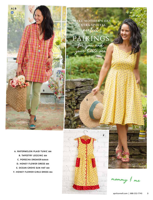 April Cornell Spring Apparel & Linens Catalog - Page 2-3