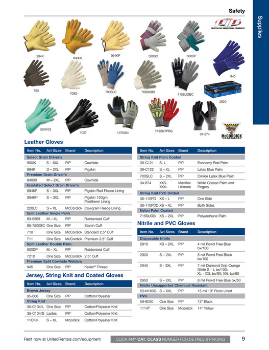 United Rentals Supplies - Page 10-11