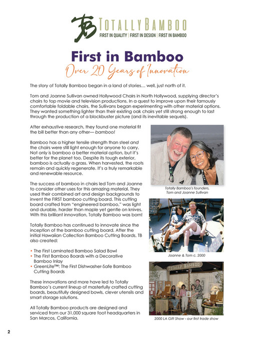 TOTALLY BAMBOO Totally Bamboo 2022 Product Catalog Page 23