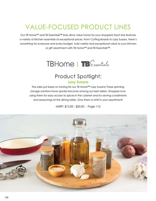 TOTALLY BAMBOO 2023 Totally Bamboo Product Catalog Page 108109