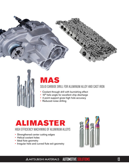 Mitsubishi Materials - Automotive Solutions Brochure - Page 12-13
