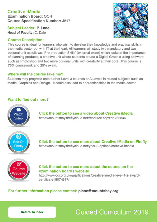 Imedia Coursework Mounts Bay Academy - Guided Curriculum Booklet Year 8 Into 9 - 2019 ...