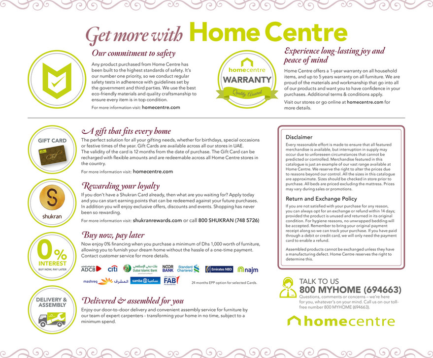 Home Centre The Royal Prestige Collection Uae Page 28 29