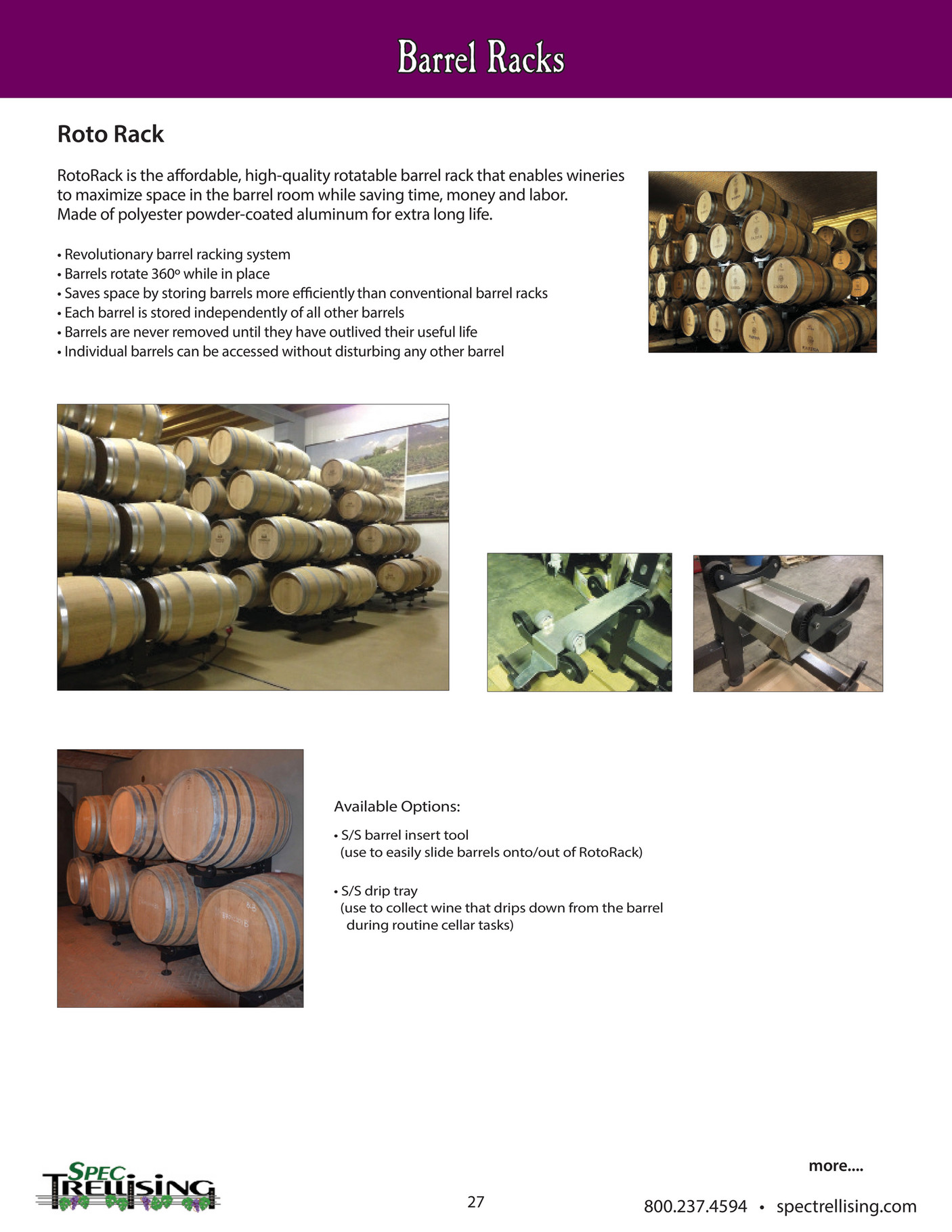 slide rack tool on Spec Trellising 2019 Wine Sparkling Wine And Beer Production Equipment Page 30 31 Created With Publitas Com