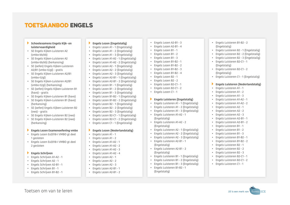 Bureau ICE - Toetsaanbod JIJ! Leerlingvolgsysteem 2022-2023 ...