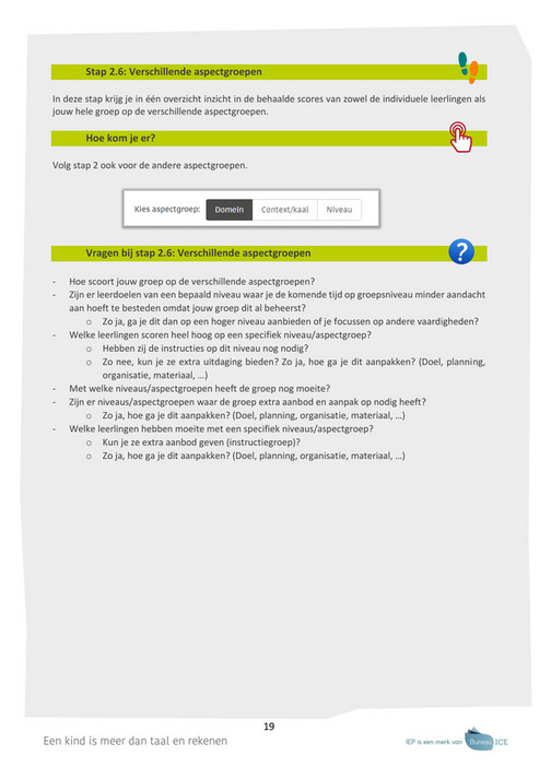 Bureau ICE - IEP LVS - Stappenplan Resultaten Analyseren - Fase 2 ...