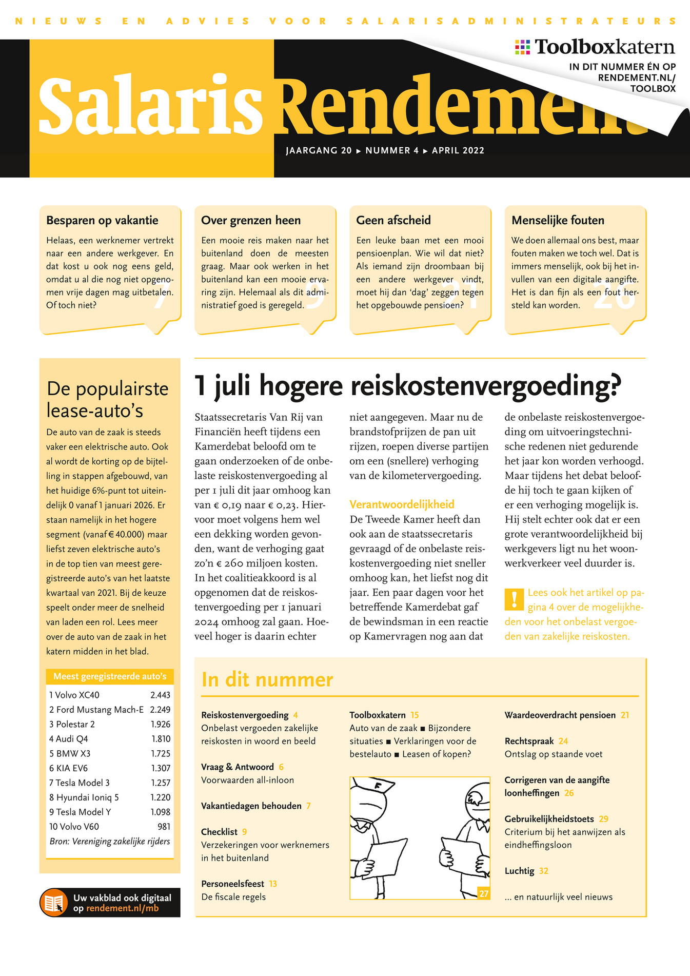 Rendement Uitgeverij - Salaris Rendement 2022-04 - Pagina 1