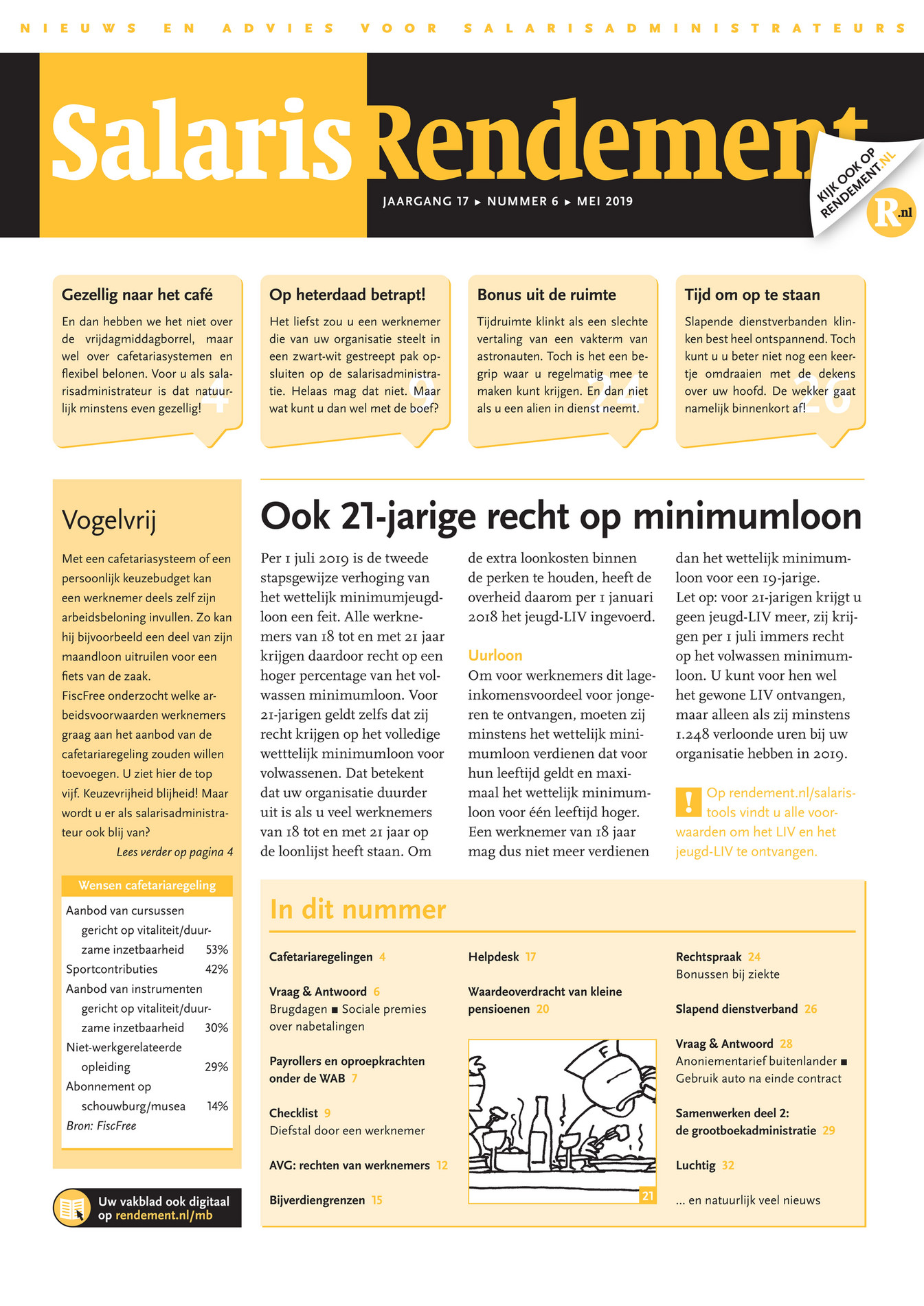 Rendement Uitgeverij - Salaris Rendement 2019-06 - Pagina 1