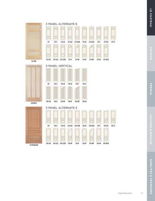 Masonite International 2022WoodDoorCatalog Page 1819