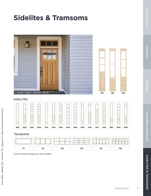 Masonite International 2022WoodDoorCatalog Page 5253