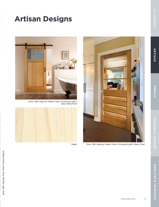 Masonite International 2022WoodDoorCatalog Page 3839