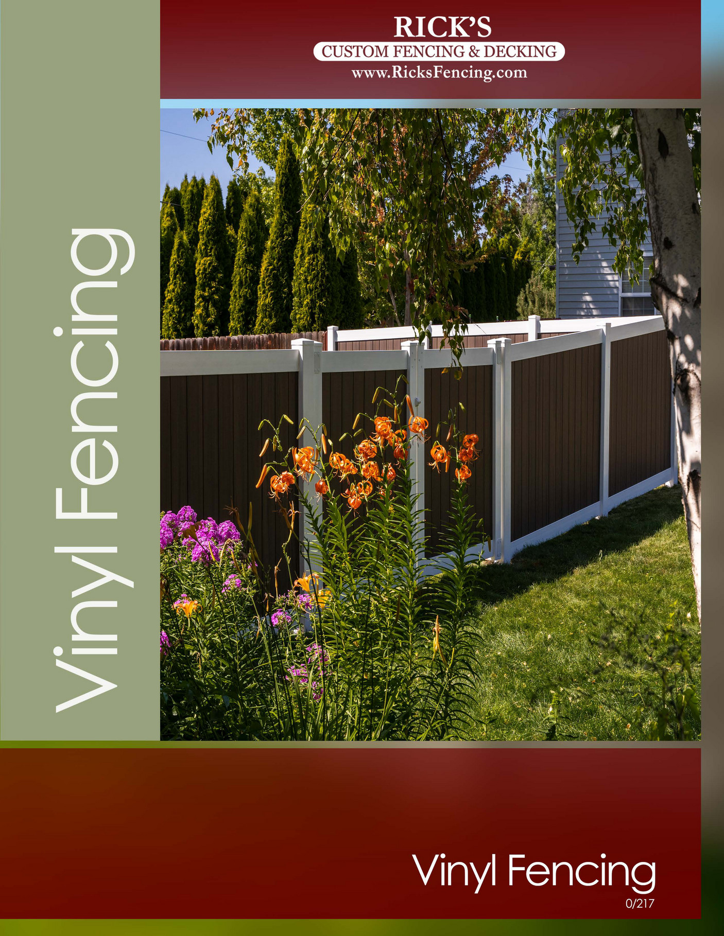 Rick's Custom Fencing & Decking Vinyl Fencing Page 1