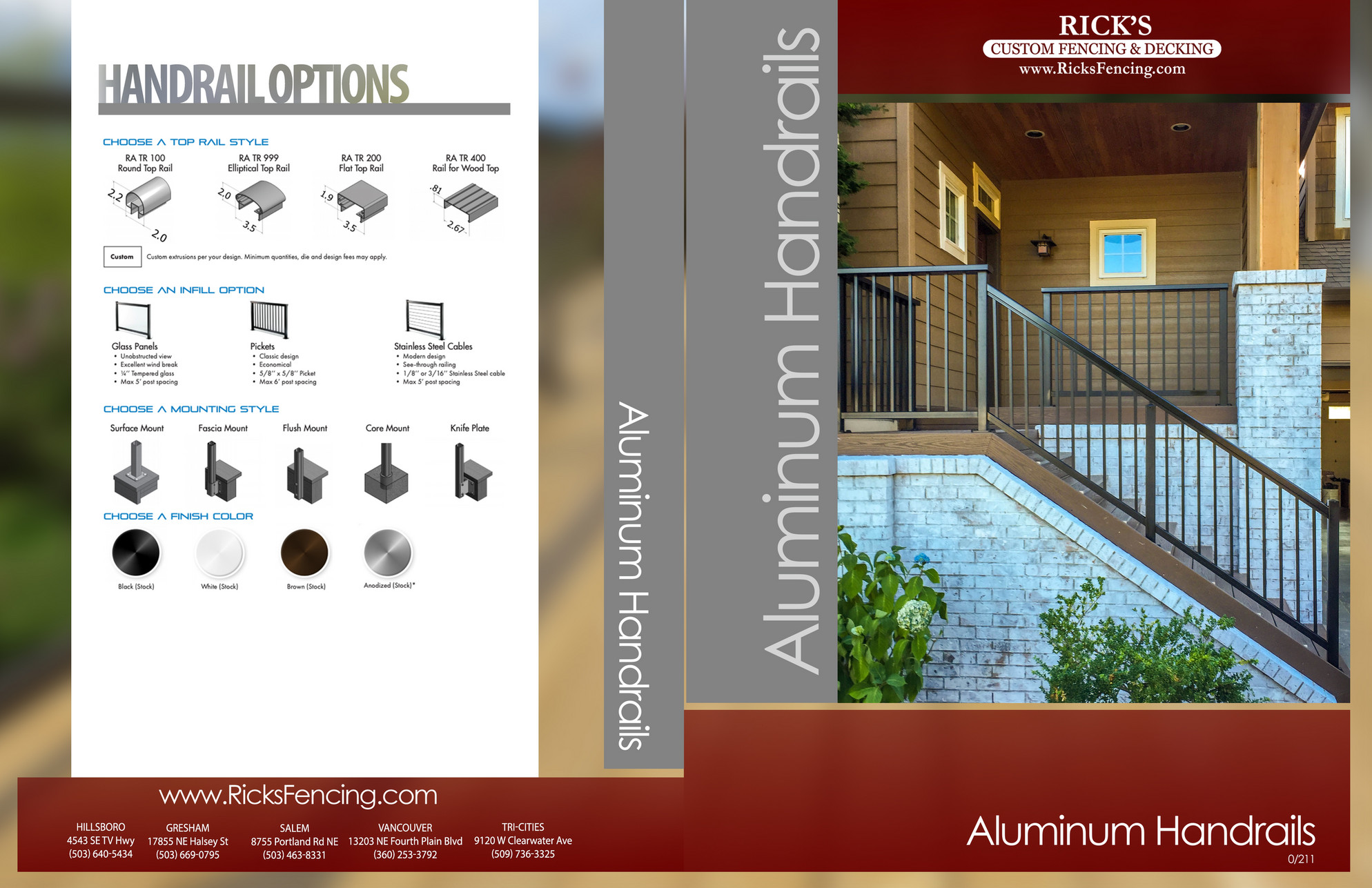 Rick's Custom Fencing & Decking Handrails Page 1