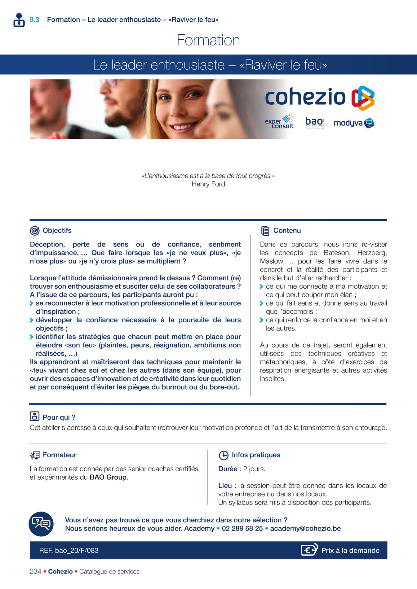 Cohezio - Cohezio - Cohezio Catalogue De Services 2021 FR-234 - Page 1