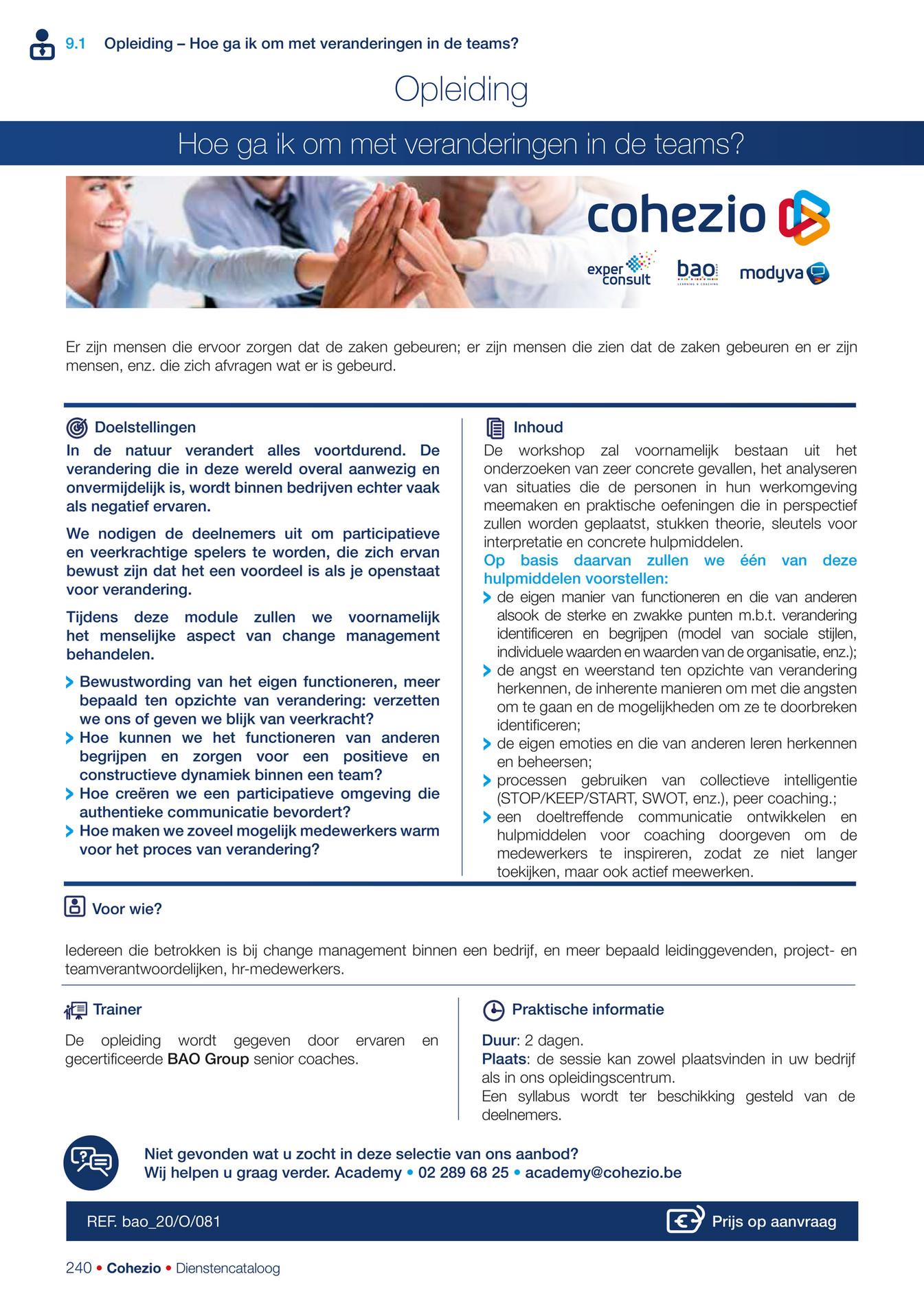 Cohezio - Cohezio - Dienstencataloog 2021-240 - Page 1