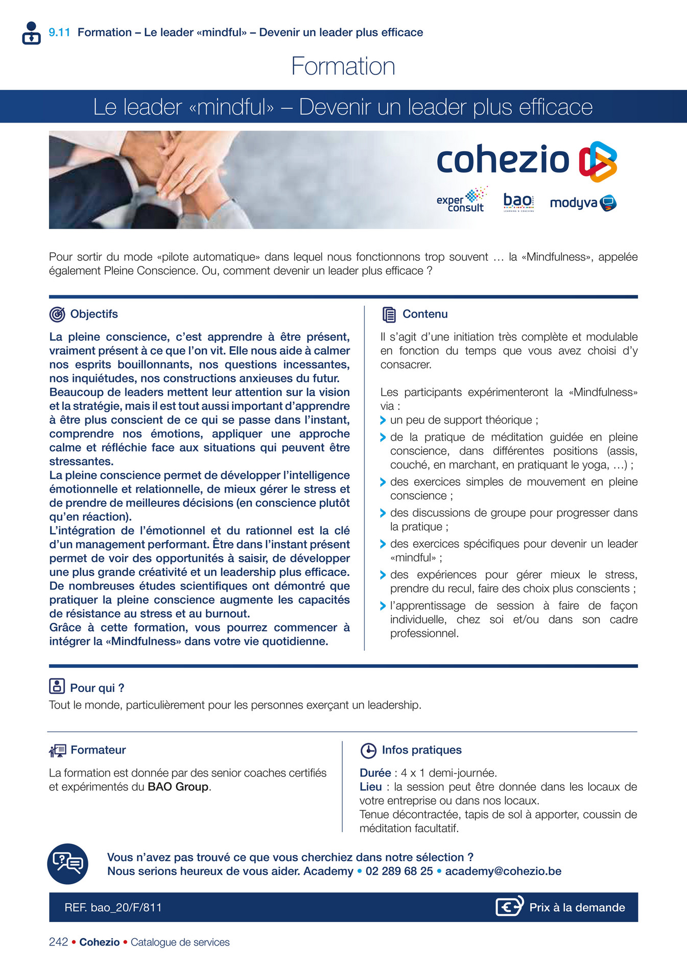 Cohezio - Cohezio Catalogue De Services 2021_9.11_Le Leader Mindful ...