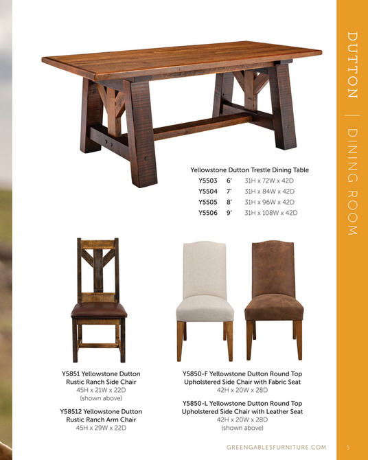 Grand Home Furnishings Green Gables Yellowstone Dutton Collection