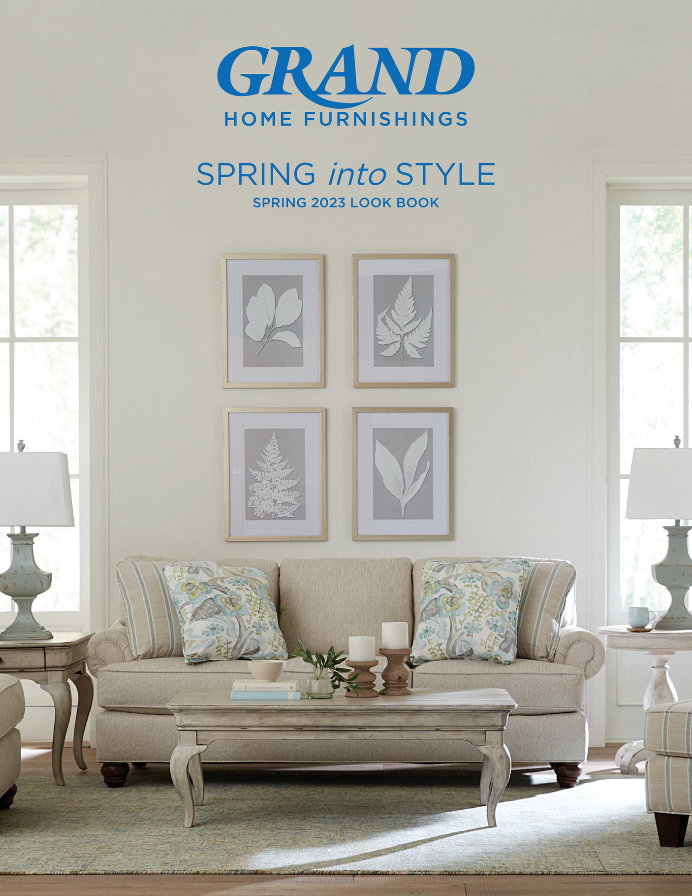 Grand Home Furnishings Spring 2023 Lookbook Page 1