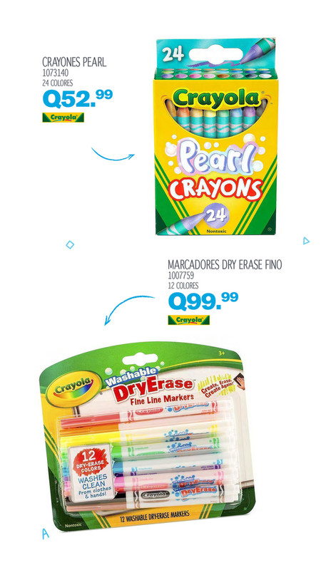 Crayola- Window Crayons 5 Colores - Cemaco