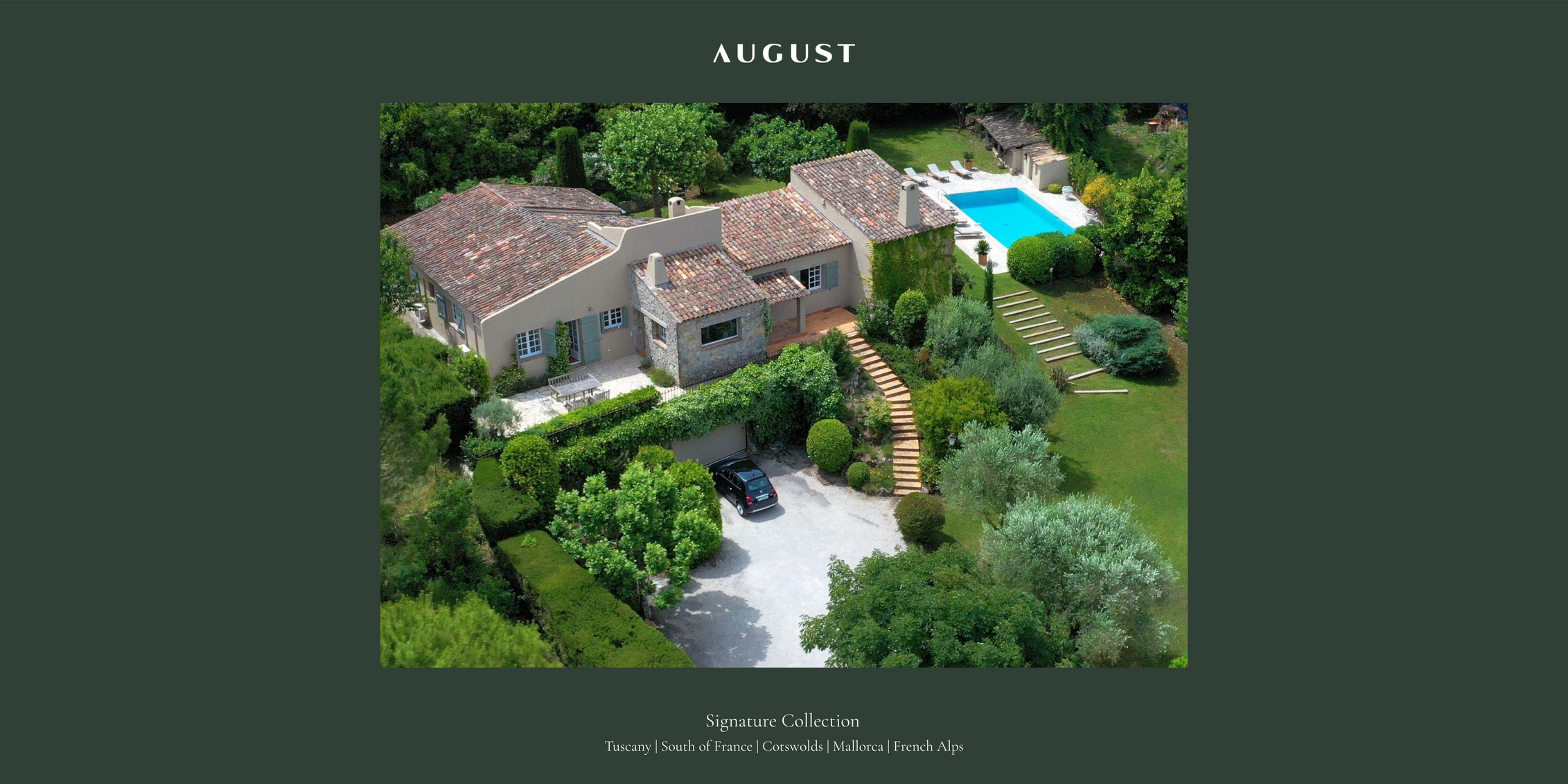 August Signature Collection Brochure Page