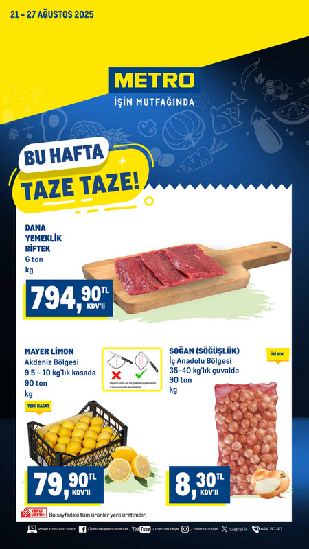 Taze Ürünler