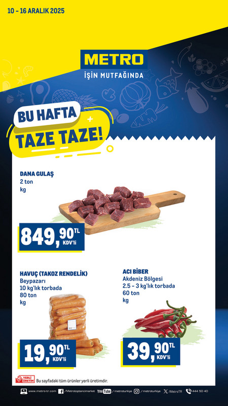 Taze Ürünler