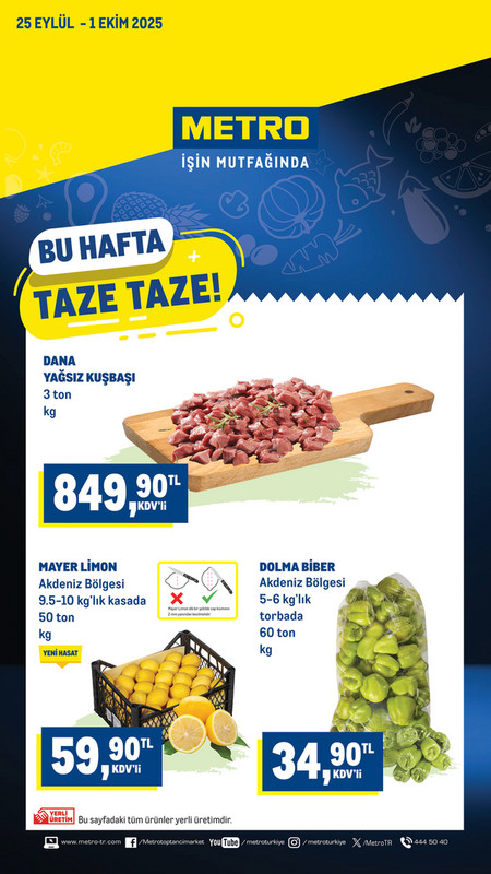Taze Ürünler