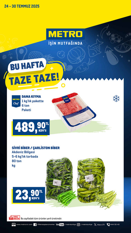 Taze Ürünler