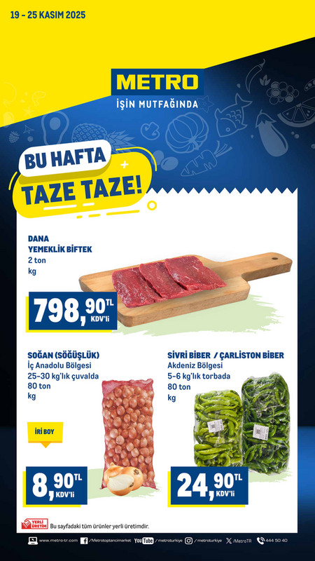 Taze Ürünler