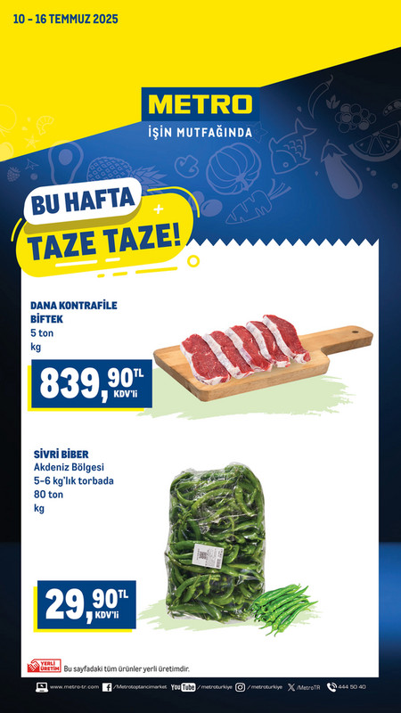 Taze Ürünler