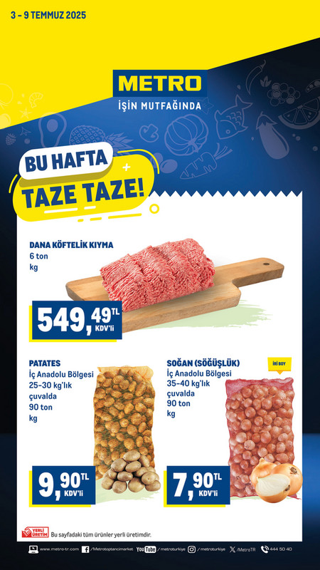 Taze Ürünler