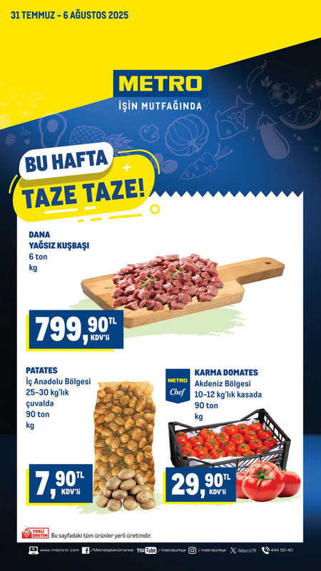 Taze Ürünler