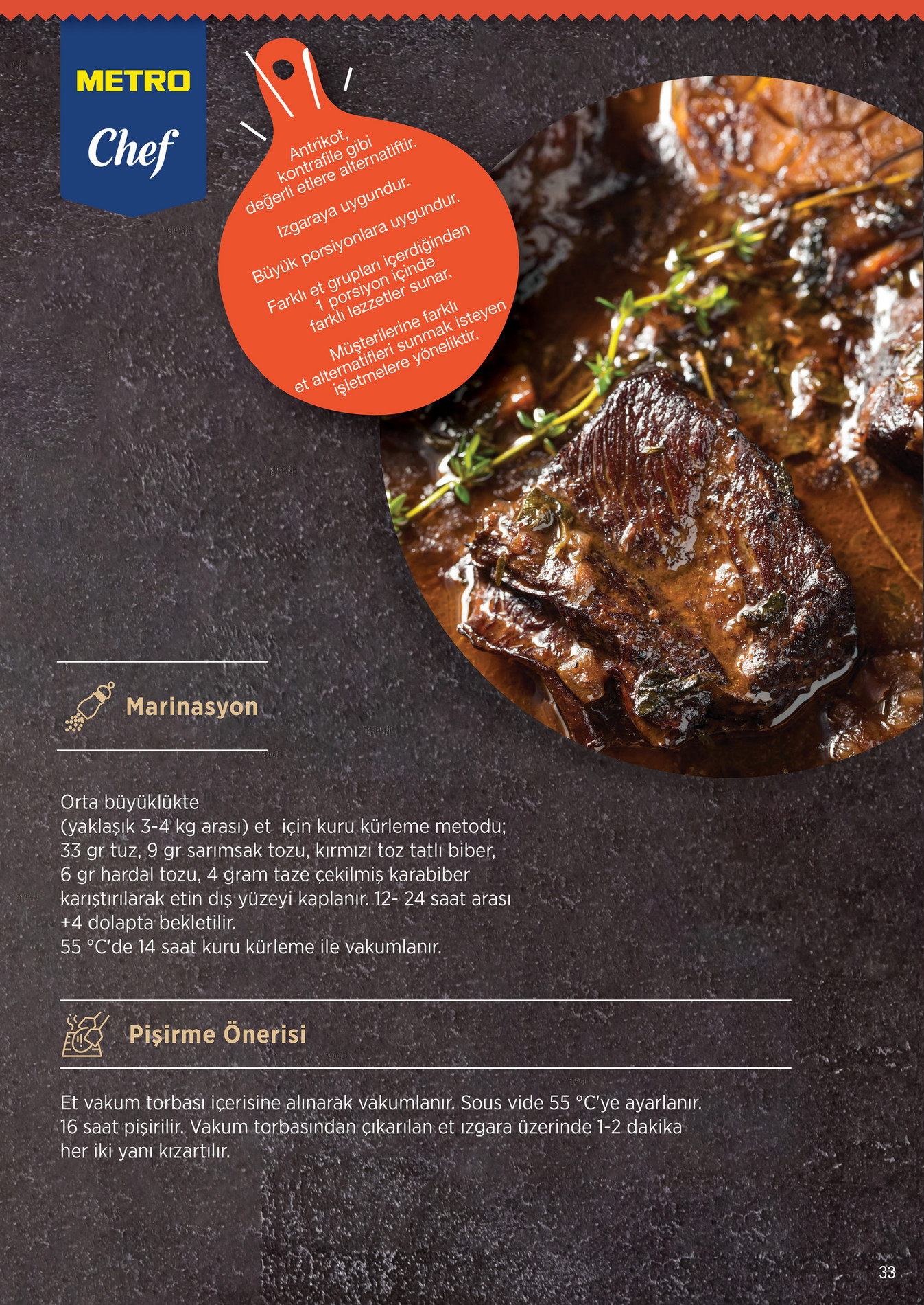 Metro Chef Steak Serisi - Sayfa 33