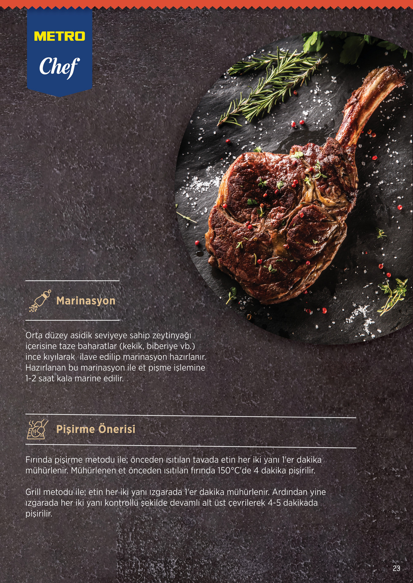 Metro Chef Steak Serisi - Sayfa 23