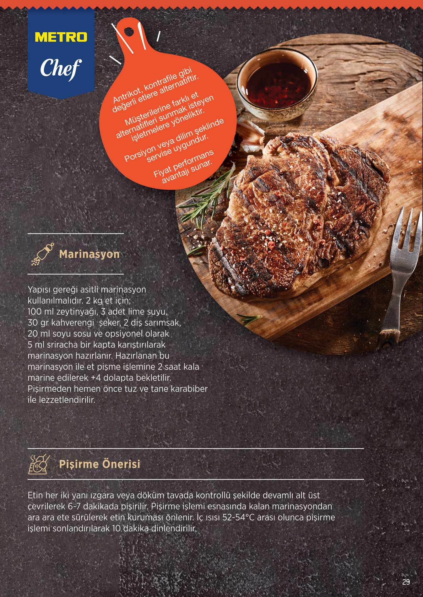 Metro Chef Steak Serisi - Sayfa 29