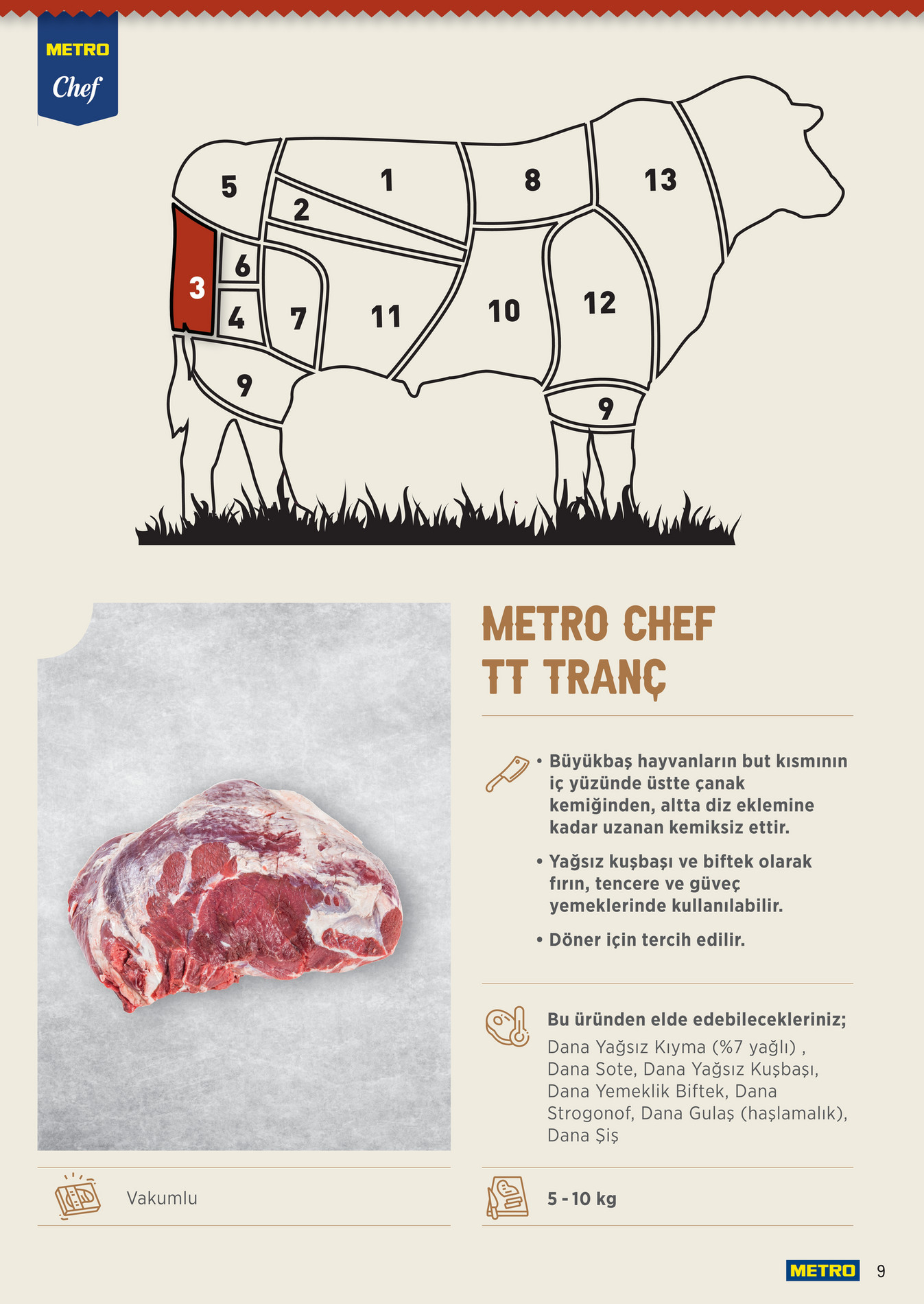 Metro Chef TT Dana Et Ürünleri - Sayfa 9