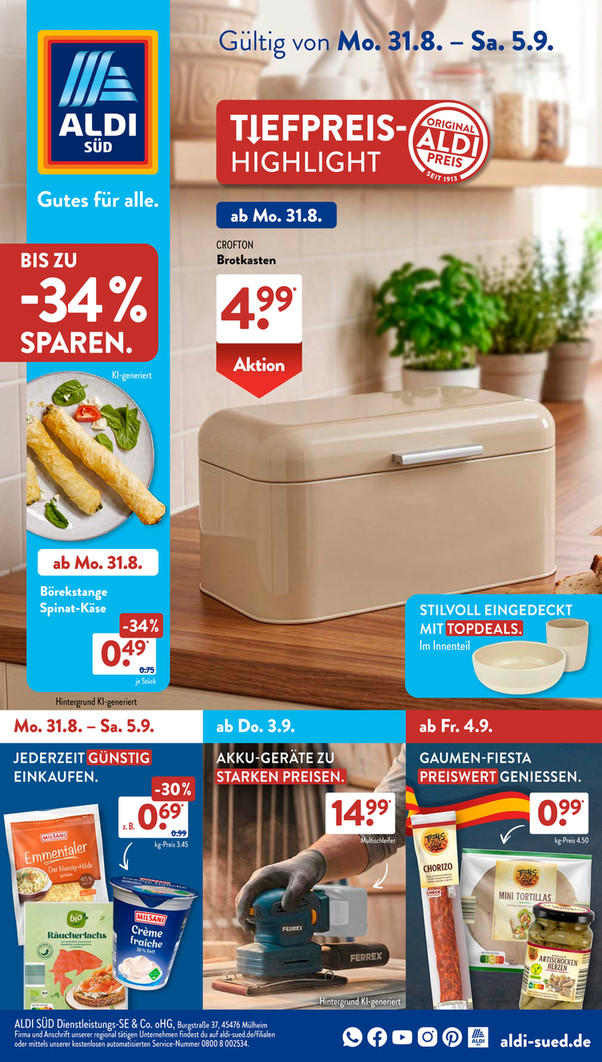 Cover: ALDI SÜD · KW 36/2026